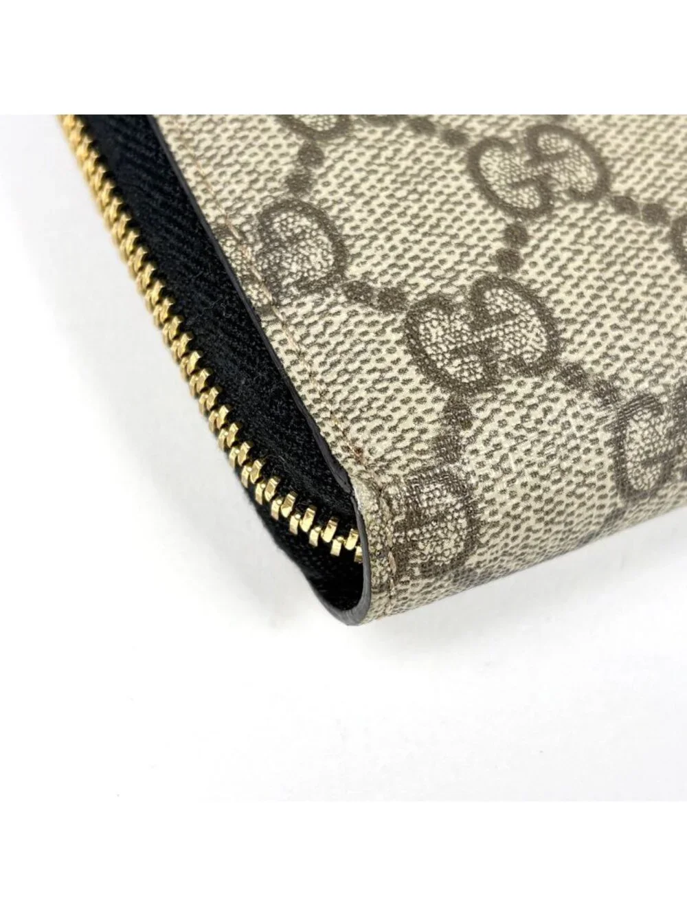 Gucci Wallet GG Marmont Beige Black